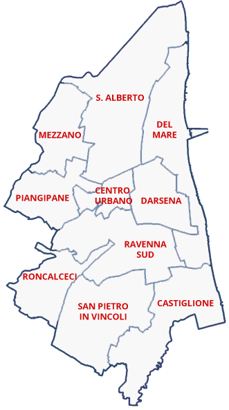 Mappa elenco circoscrizioni