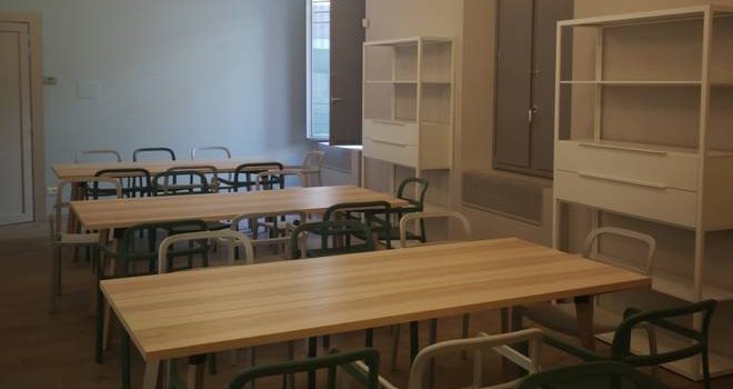 immagine di una sala lettura