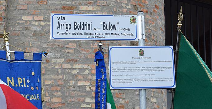 Foto via intitolata a Boldrini