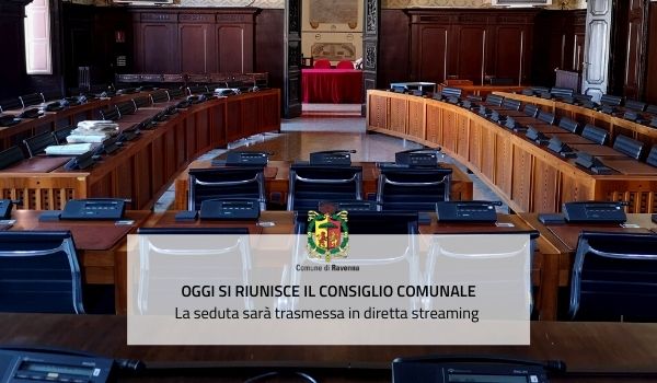 La sala del Consiglio Comunale