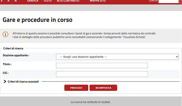 portale appalti