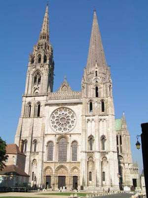 fotografia della cattedrale gotica
