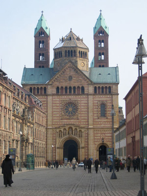 fotografia della cattedrale di Speyer